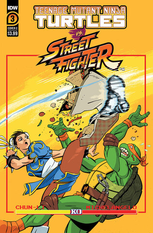 Teenage Mutant Ninja Turtles Vs Street Fighter #3 (Cover C)