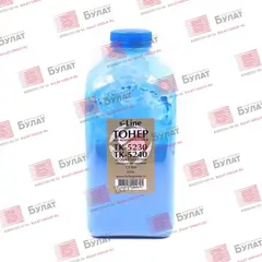 Тонер БУЛАТ s-Line TK-5230, TK-5240 для Kyocera ECOSYS P5021, ECOSYS P5026 (Голубой, банка 500 г), специализированный