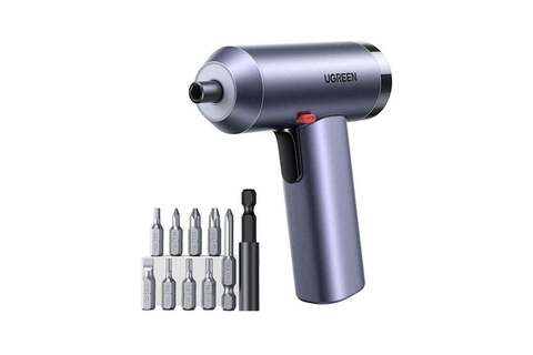 Шуруповерт UGREEN UT118 (15712) Electric Screwdriver Set, серый