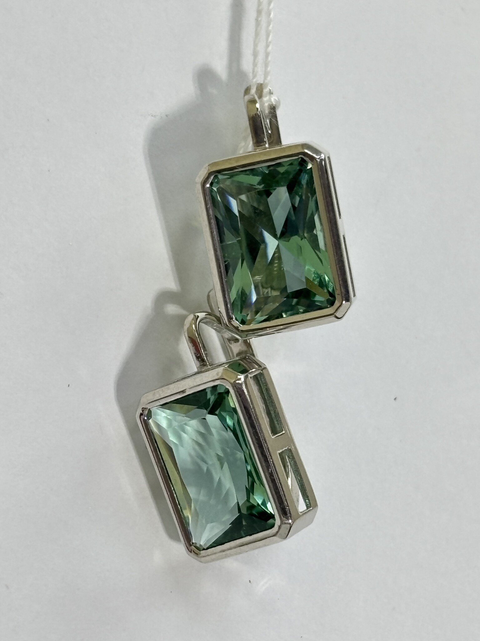 Багет  (серьги из серебра)