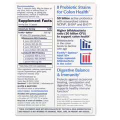 Nature's Way, Fortify Optima Probiotic, Adult 50+, 50 Billion, 30 Delayed Release Vegetarian Capsules