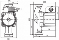 Циркуляционный насос Wilo Star-Z 20/4-3 (4081193)