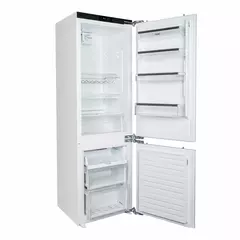 Холодильник встраиваемый DeLonghi DCI 17NFE Bernardo, двухкамерный, морозильная камера, белый
