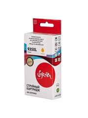 Струйный картридж Sakura C2P26AE (№935XL Yellow) для HP Officejet 6820, 6815, 6810, 6812 eAIO; Officejet 6220, Pro 6230 ePrinter; Officejet Pro 6835, 6830 eAIO, пигментный тип чернил, желтый, 14,6 мл., 1000 к.