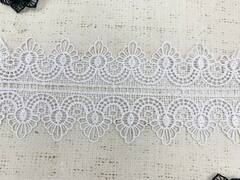 Кружево плетёное, ш. 8,5 см, белый