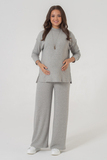 Костюм для беременных 15957 серый меланж