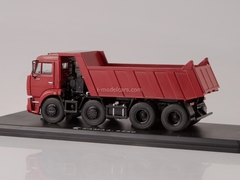 KAMAZ-6540 8x4 tipper early burgundy 1:43 Start Scale Models (SSM)