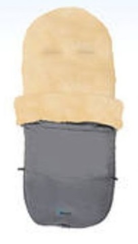 MT2280-LP Altabebe Зимний конверт  Lambskin-Bugaboo Footmuff (Dark Grey 64)