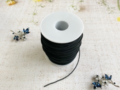 Шляпная резинка, d 1,5 мм, чёрный