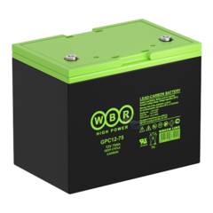 Аккумулятор WBR GPC 12-75 (AGM+CARBON)