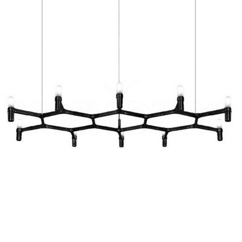 Люстра Crown Plana 10 Black L158