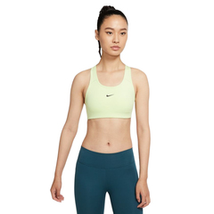 Бюстгальтер спортивный Nike Swoosh Bra Pad W - lime ice/black