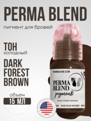 Пигмент для татуажа бровей Permablend "Dark Forest Brown"