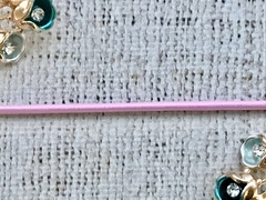 Резинка шляпная, d 3 мм, розовый