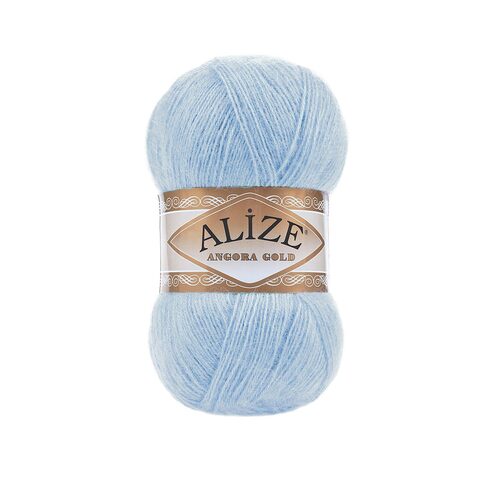 Пряжа Alize Angora Gold 953 голубой