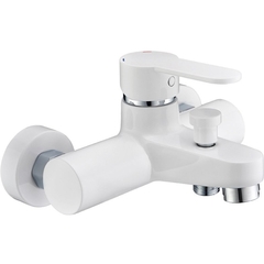 Cezares LACONICO-C-VD-BLC LACONICO-C-VD-BLC Смеситель для ванны и душа, Bianco Lucido Cromo фото
