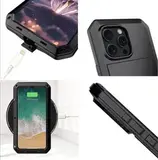 Бронированный противоударный чехол Taktik Extreme для iPhone 16 Pro Max черный