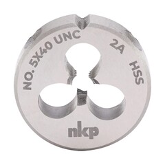Плашка №5 -40-UNC DINEN22568 HSS 2A 60° 20x5мм NKP 245005N