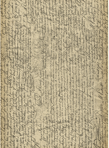 Рисовая бумага для декупажа Рукопись, А3