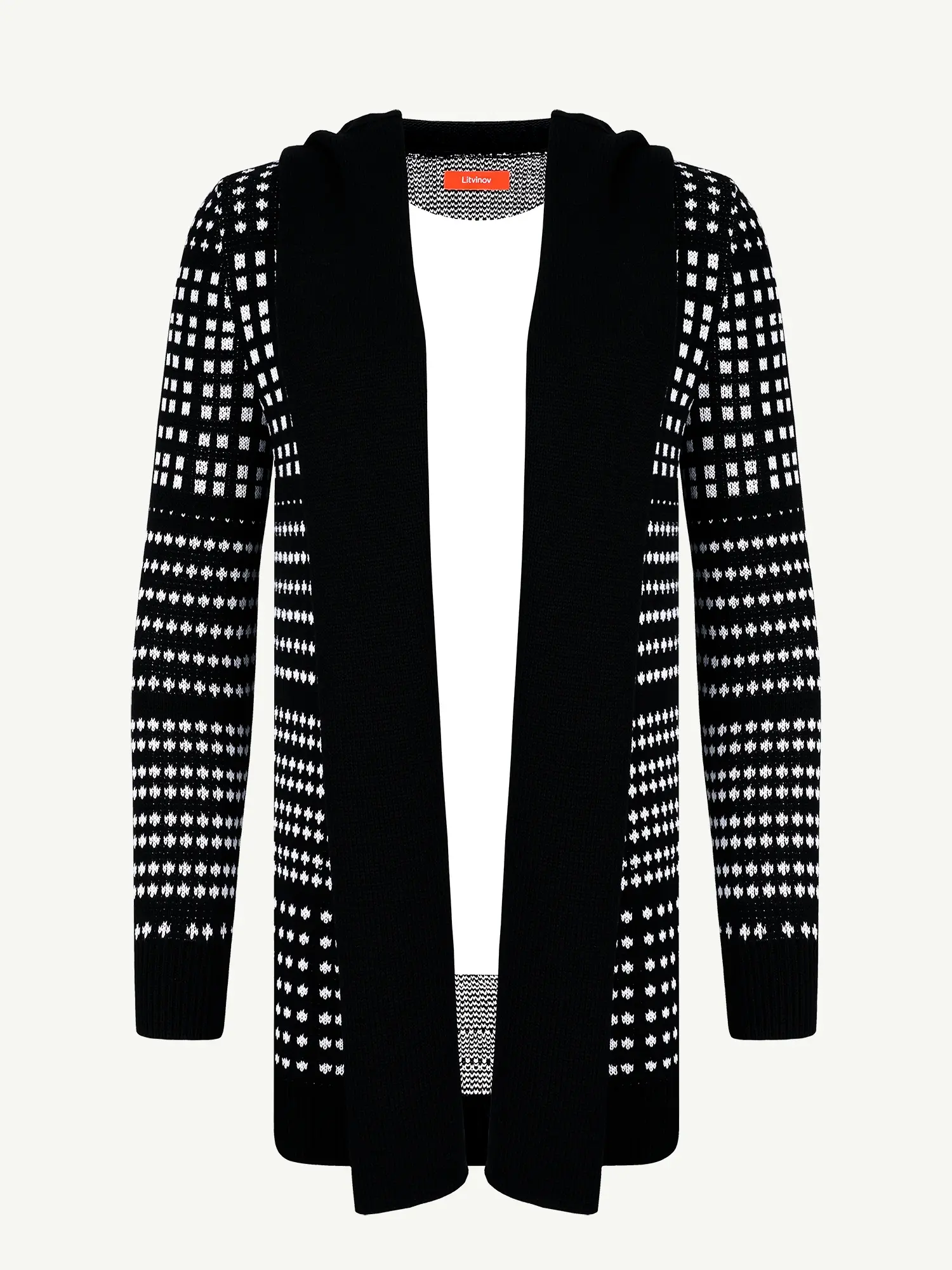 Кардиган с капюшоном