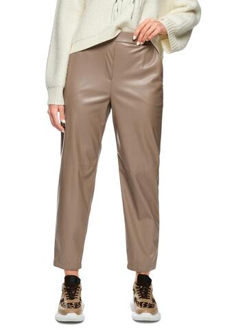 Marc Cain Sports Брюки из эко-кожи расслабленного кроя