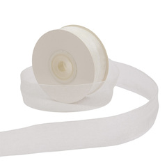 Лента органза белый 2,5 см К