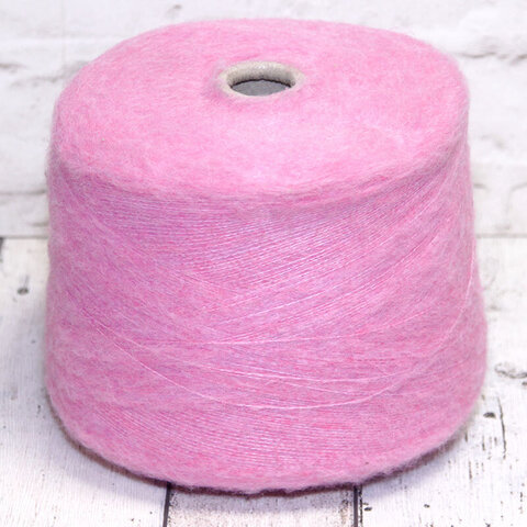 Смесовка с мохером и шерстью COFIL / MACUMBA розовый