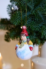 Керамическая елочная игрушка 