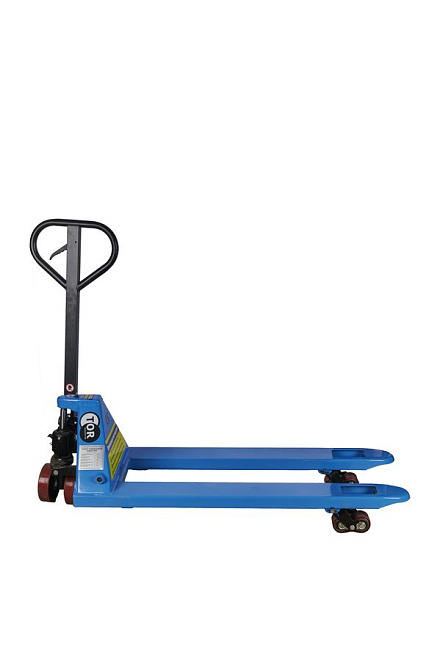 Тележка гидравлическая 2500 кг 1150 мм нейлоновые колеса TOR RHP(BF)