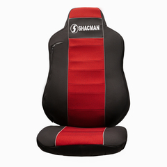 Чехлы Shacman X-6000 (полиэфир, черный, красная вставка)