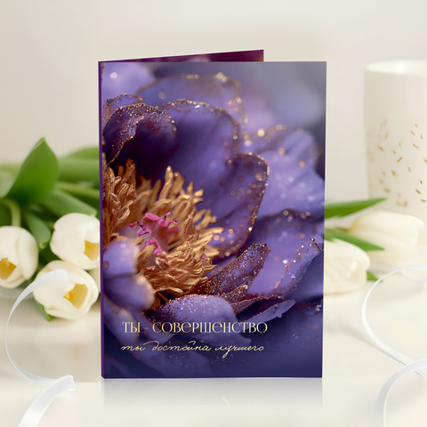 Открытка 4 шоколадки 