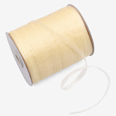 Лента органза на катушке (1,0см*457м), Айвори (BK06), 1 шт.