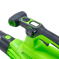 Воздуходувка-пылесос Greenworks GD40BVIIK4 40V (370 км/ч) аккумуляторная, c АКБ 4 А/ч и ЗУ