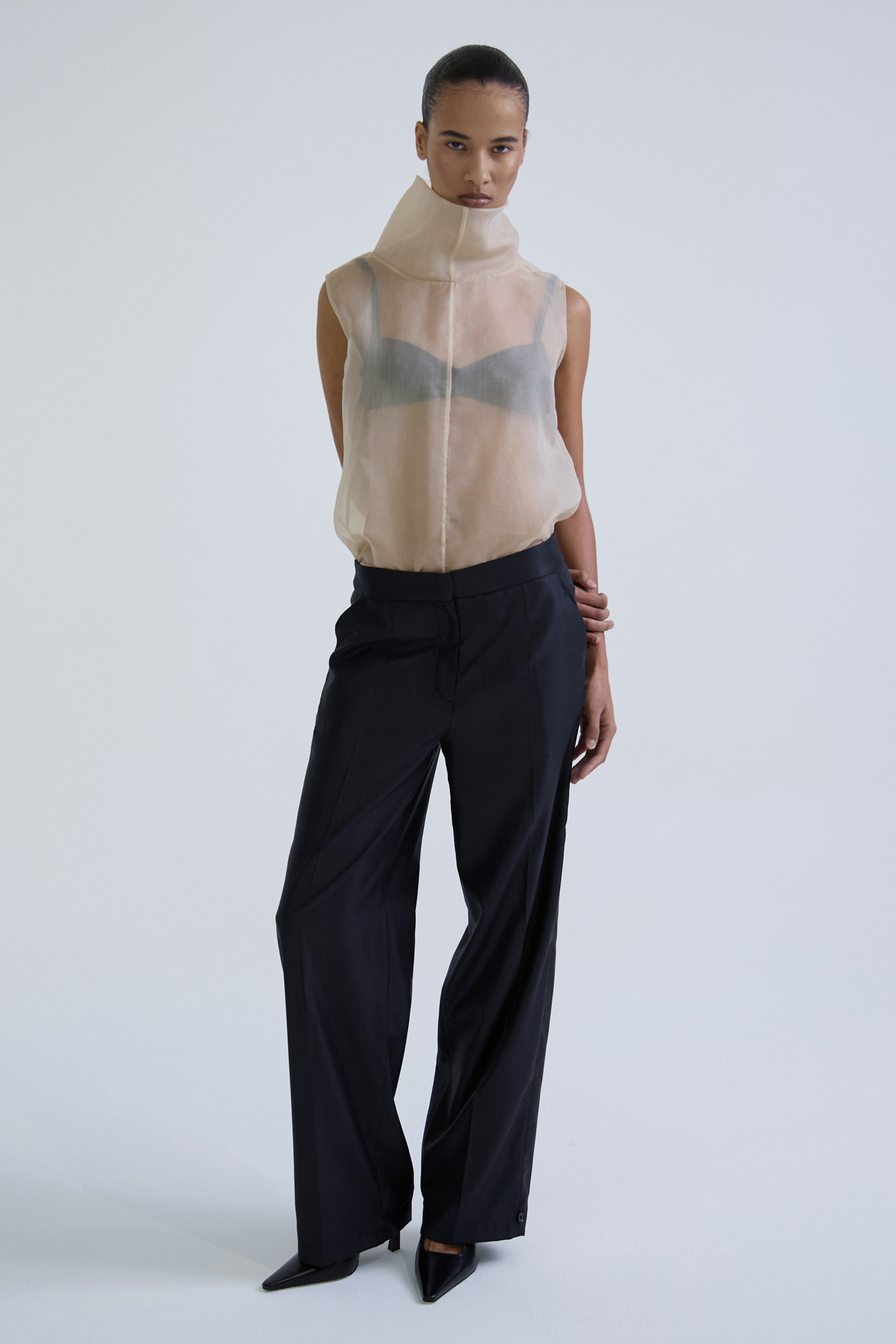 Брюки-трансформеры Meteorite из шелка и шерсти