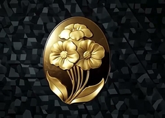 Молд Камея № 38 Цветы