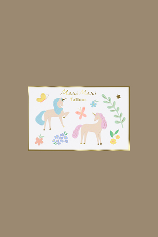 Переводные татуировки Луговой единорог (в наборе 20 шт)