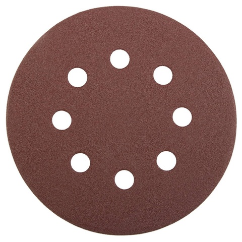 Круг STAYER PROFI из абразивной бумаги на велкро основе, 8 отв., P120, 125мм, 5шт