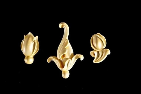 Силиконовый молд Набор цветочных орнаментов