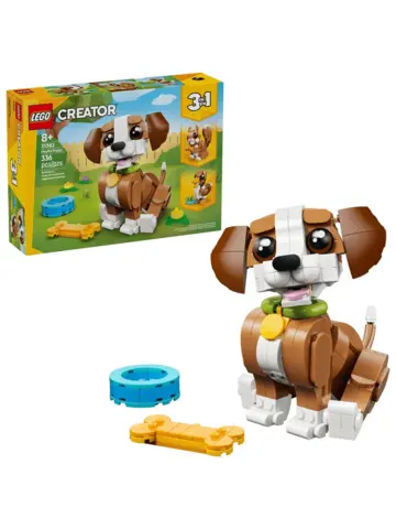 Конструктор Creator 31382 Милые животные: игривый щенок 3в1