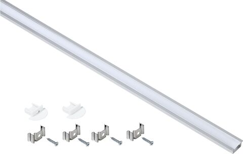 Профиль алюм. для LED ленты 2207 встр. трап. 2м к-т опал IEK