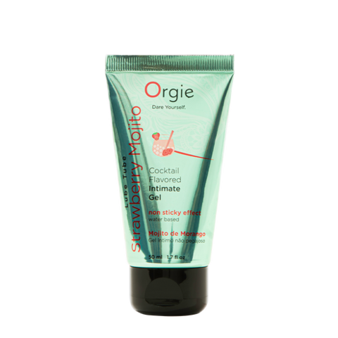 Съедобный интимный гель Orgie Lube Tube Cocktail Strawberry Mojito, 50 мл
