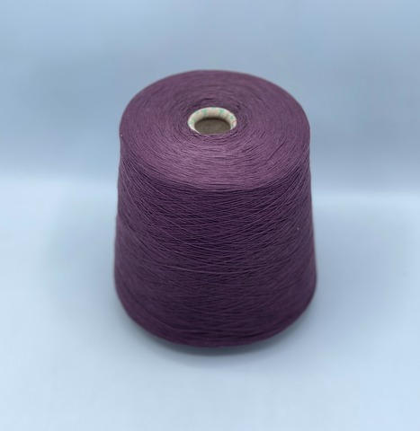 Бобинная пряжа,Cotton combed, 1693м. 100%Хлопок, Бургунд(3043), 39220