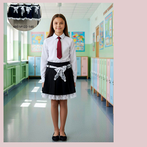 Юбка девочке (7-11) 260608-MD-4851