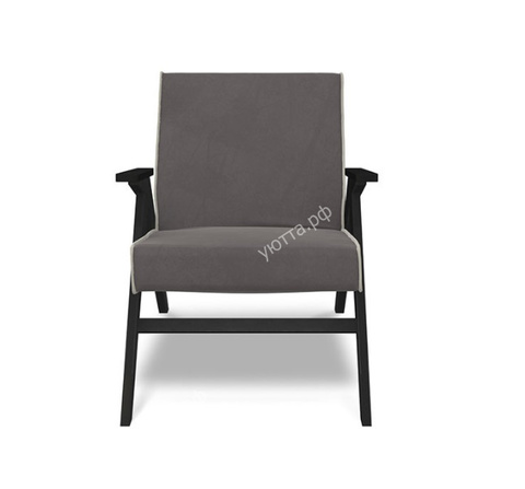 Кресло Сейди Velvet Grey (64*80*80 см)