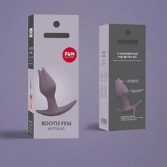Анальный стимулятор Bootie Fem от Fun Factory (темно-серый)