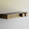 Gessi Hi-Fi Встраиваемые части для термостатического смесителя с полочкой, до 3 источников одновременно, 1/2&quot; соединение., цвет: хром 63023#031