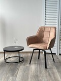 фото 3 Стул MAVERICK 360 град. поворот. HK007-05 Светло-коричневый, искусст. замша / черный каркас, М-City на profcook.ru