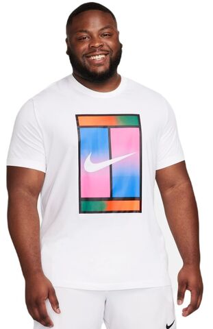 Теннисная футболка мужская Nike Court Dri-Fit Tennis T-Shirt - white