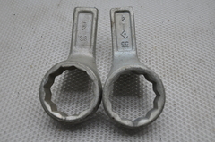 Ключ накидной коленчатый односторонний 36 мм 12-ти гранный с укороченной ручкой соотв. ГОСТ