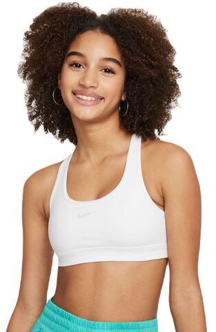 Теннисный бюстгальтер детский Nike Girls Swoosh Sports Bra - white/pure platinum